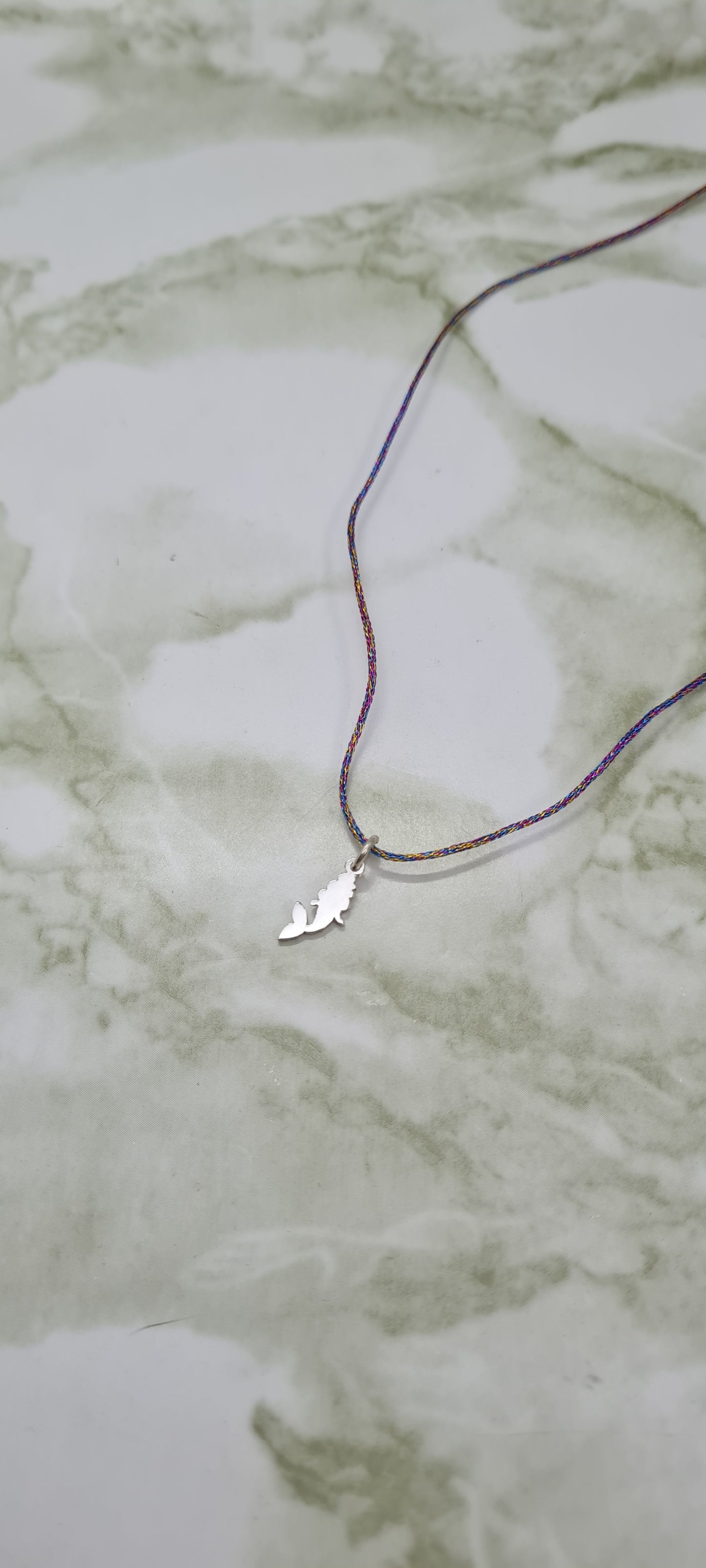 Handcrafted Sterling Silver Fantasy Mermaid Necklace