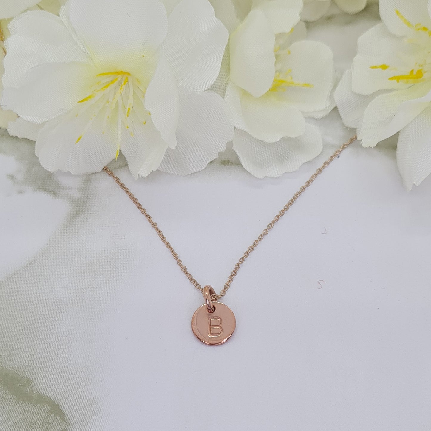 Rose Gold plated Mini Letterlik Signet Pendant