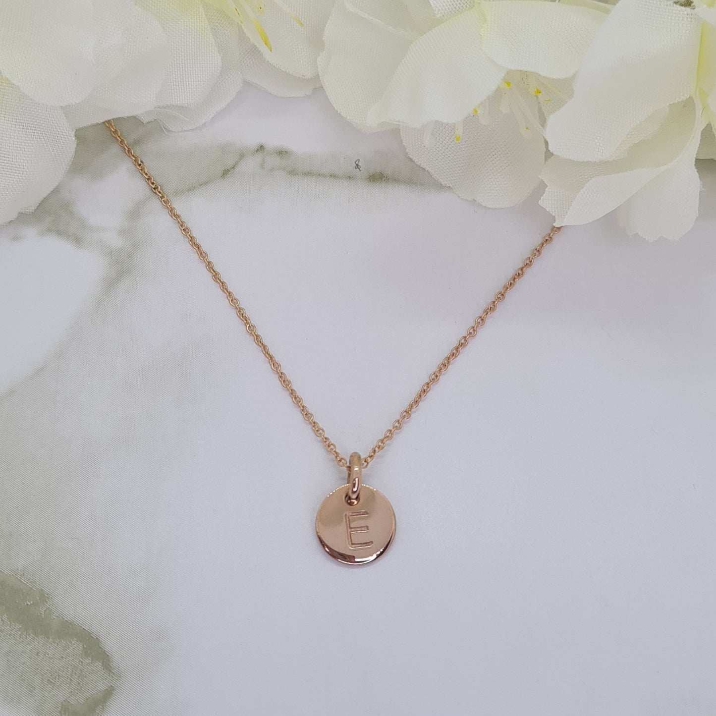 Rose Gold plated Mini Letterlik Signet Pendant