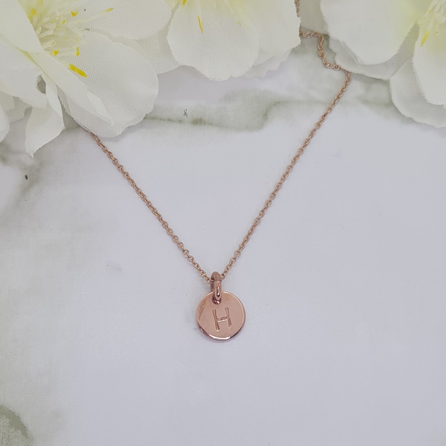 Rose Gold plated Mini Letterlik Signet Pendant