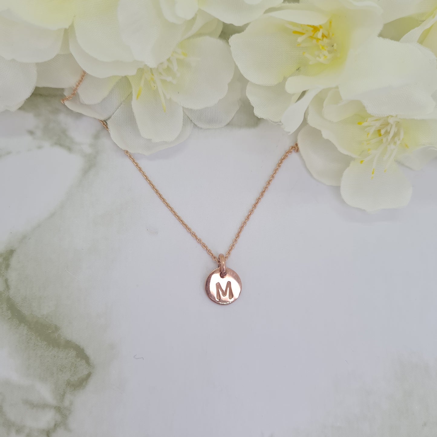 Rose Gold plated Mini Letterlik Signet Pendant