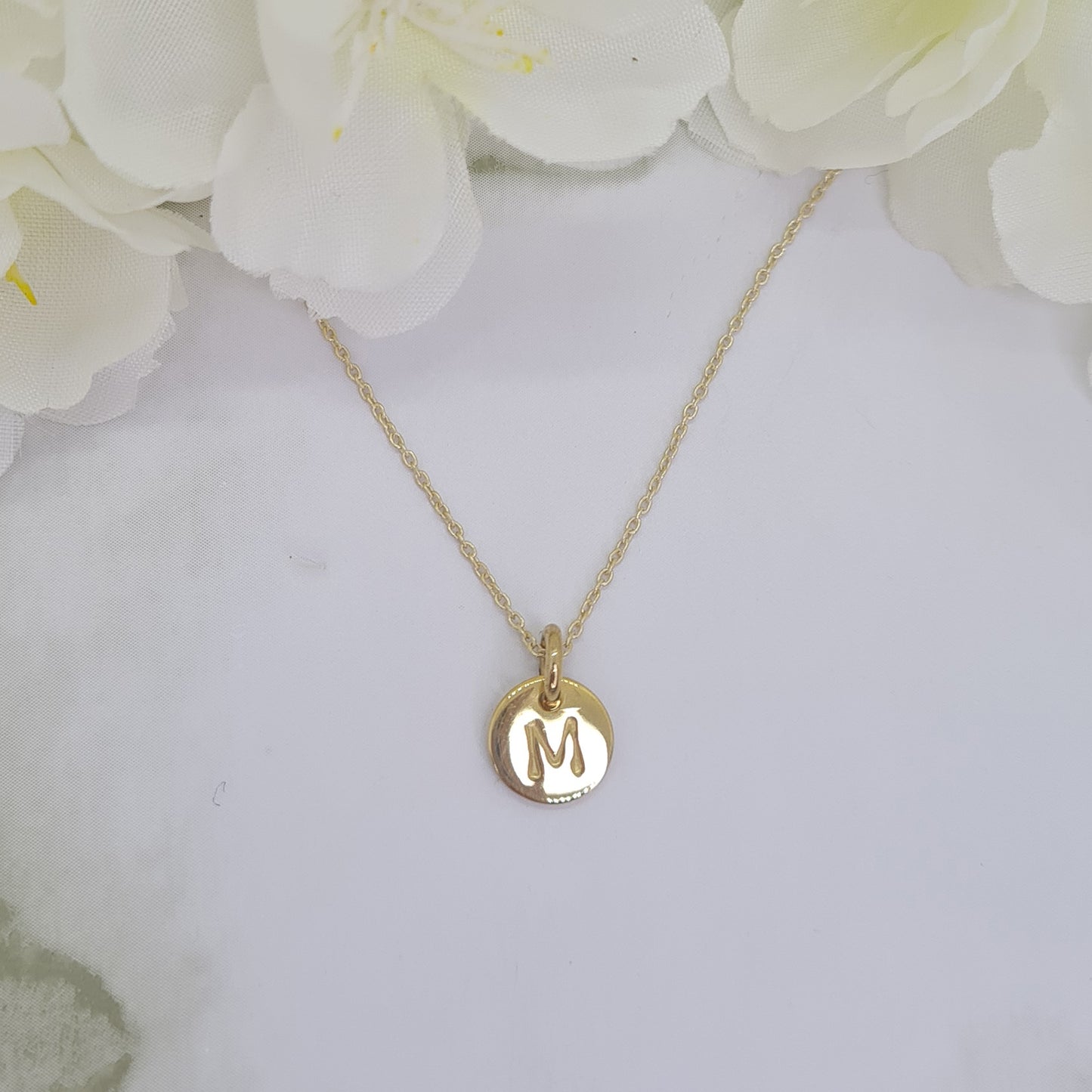 Handcrafted Mini Letterlik Signet Pendant Yellow Gold plated brass medallion