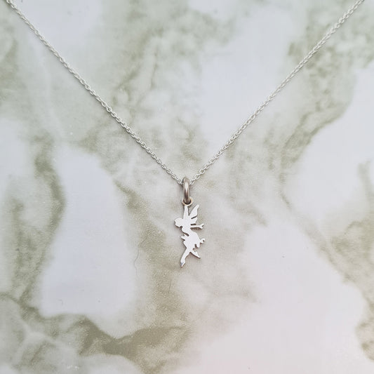 Handcrafted Sterling Silver Fantasy Fairy Necklace