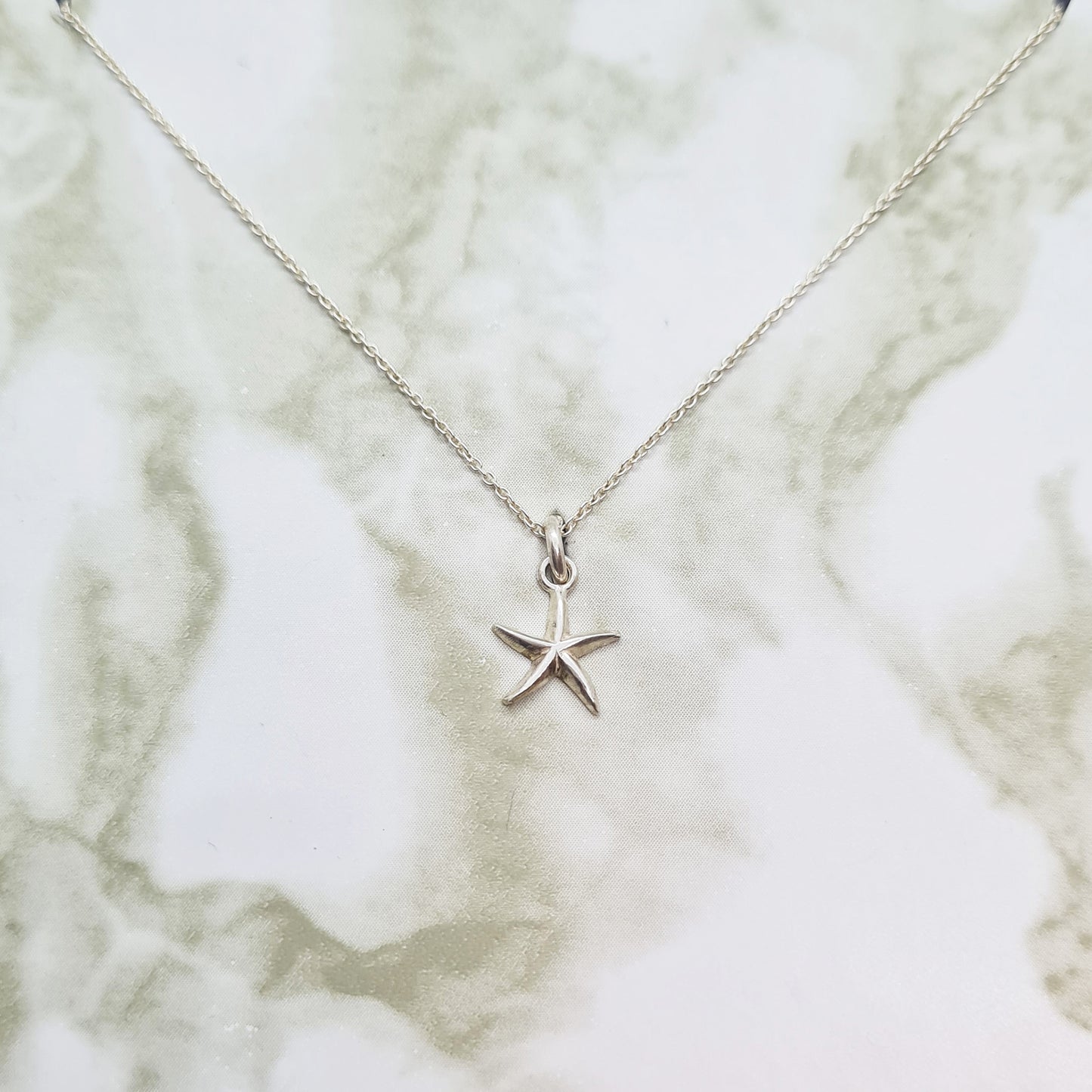 Handcrafted Sterling Silver Sea Star Necklace