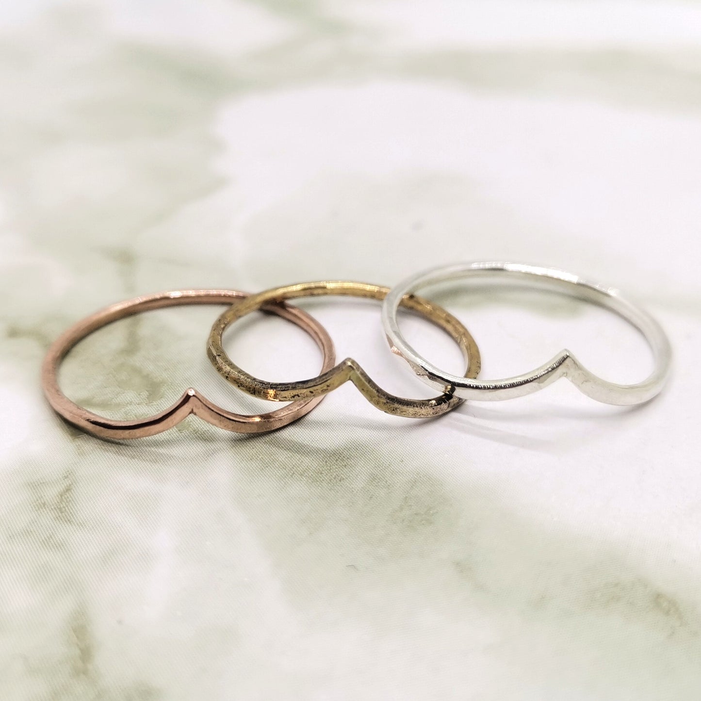 Handcrafted Wishbone Ring